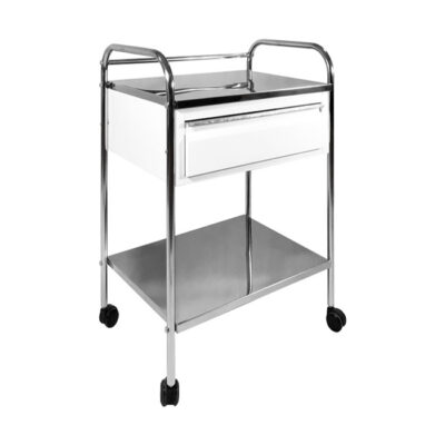 ترالی پانسمان دو کشو استیل.