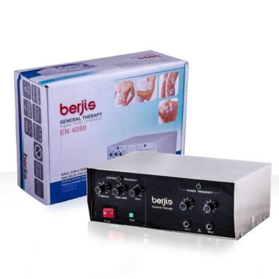 دستگاه فیزیوتراپی خانگی (فارادیک) برجیس 2 کاناله و 4 پد.