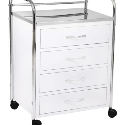 ترالی پانسمان استیل چهار کشو پنبه رو